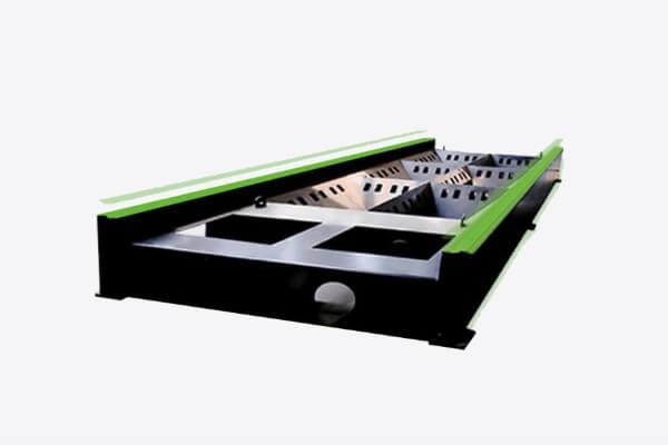 High strength machine bed