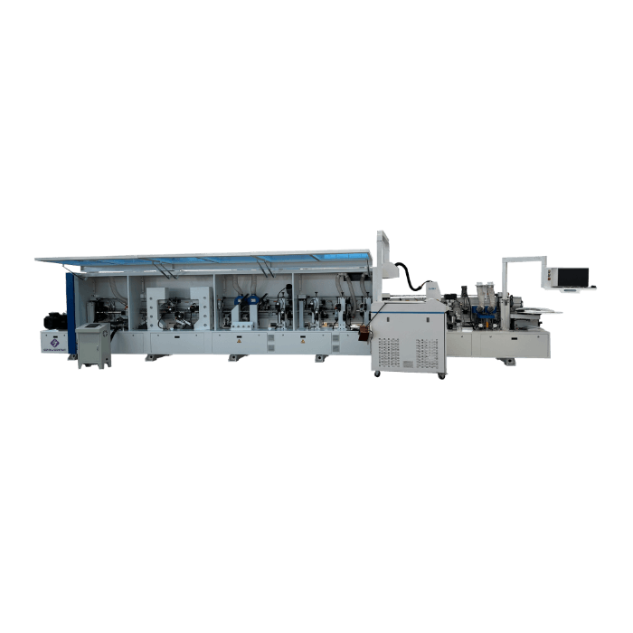 Laser edge banding machine