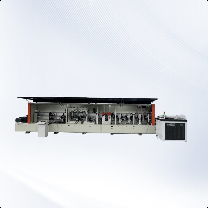 Laser edge banding machine