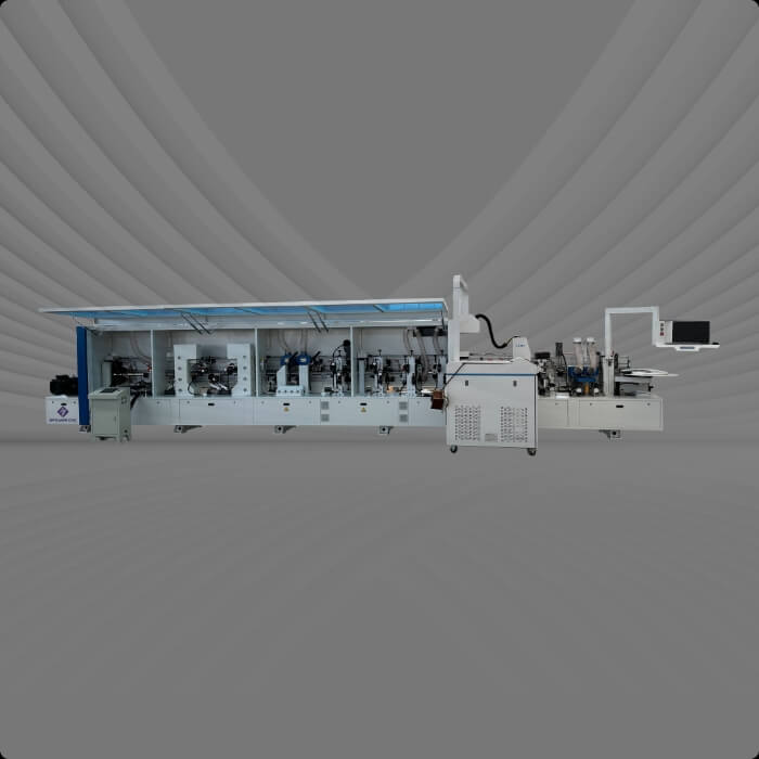Laser edge banding machine