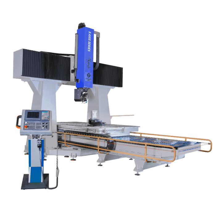 Table Moving 5 Axis machine Center